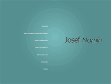 Tablet Screenshot of josefnamin.com